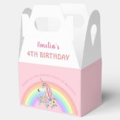 Ballotins Magique Unicorn Rainbow rose Anniversaire (Ouvert)