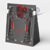 Ballotins Magnifique design mariage gothique foncé. (Arrière)