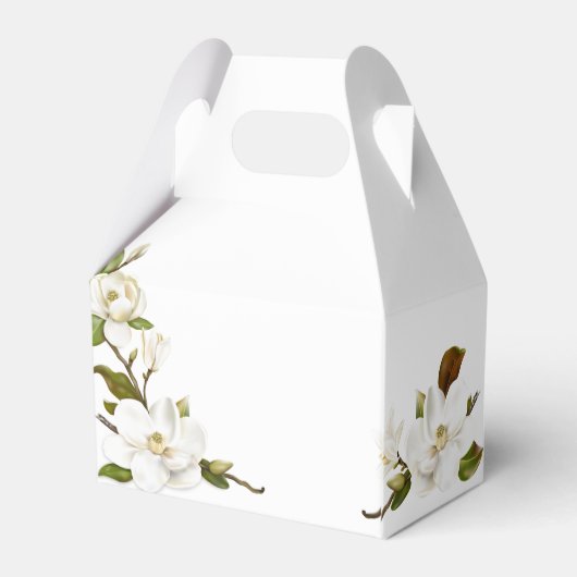 Ballotins Magnolia Floral Mariage (Arrière)