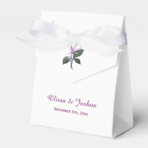 Ballotins Magnolia Flower Wedding Favor Boxes