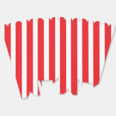 Ballotins Maïs soufflé rayé rouge et blanc classique (Déplié)