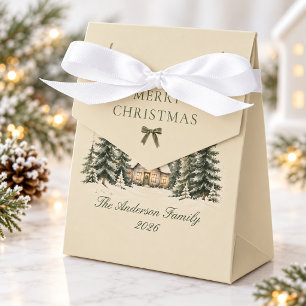 Ballotins Maison de campagne cosy en beige pour un joyeux No