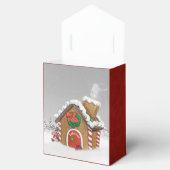 Ballotins Maison de pain d'épices de Noël dans la neige (Ouvert)