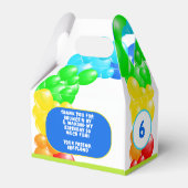 Ballotins Maison de rebond coloré Anniversaire (Arrière)