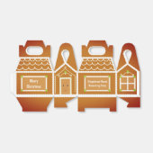 Ballotins Maison en pain d'épice décorer Noël de fête (Déplié)