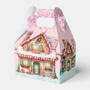 Ballotins Maison en pain d'épice pastel rose adorable