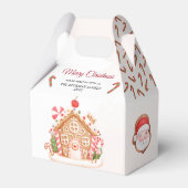 Ballotins Maison en pain d'épices du Père Noël fête de Noël (Arrière)