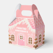 Ballotins Maison en pain d'épices rose (Arrière)