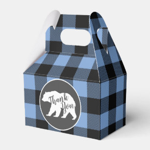 Ballotins Mama Bear Baby shower Woodland Lodge Boy Blue