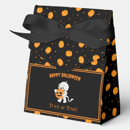 Ballotins Maman mignonne avec Jack-o'Lantern Motif Halloween (Recto)