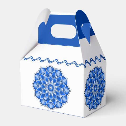 Ballotins Mandala en bleu (Arrière)