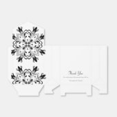 Ballotins Mandala Floral Noir (Déplié)