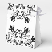 Ballotins Mandala Floral Noir (Arrière)