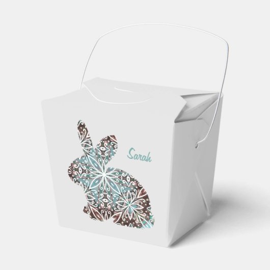 Ballotins Mandala Rabbit Chocolat et Blues Ballotin cadeau (Verso)