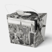 Ballotins Manhattan, New York (panorama noir et blanc) (Arrière)