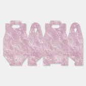 Ballotins Marbled Silk Moire Pattern in Dusty Pink (Déplié)