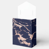 Ballotins Marbre à huile Rose bleu marine tendance (Ouvert)