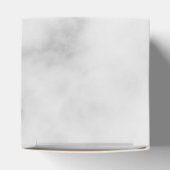 Ballotins Marbre blanc avec monogramme et nom personnalisés (Haut)