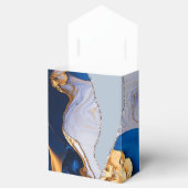 Ballotins Marbre bleu blanc or élégant (Ouvert)