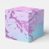 Ballotins Marbre chic | Glam violet violet violet bleu Ombre (Arrière)