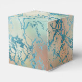 Ballotins Marbre de luxe | Belle veine Turquoise jaune et co (Arrière)