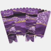 Ballotins Marbre de Parties scintillant d'or violet Nom pers (Déplié)