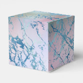 Ballotins Marbre Iridescente | Tendance Faux Holo bleu rose (Arrière)