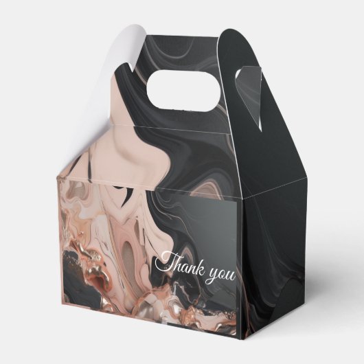 Ballotins marbre noir et rose chic (Verso)