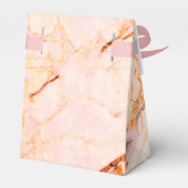 Ballotins Marbre rose Chic Personnalisé (Arrière)