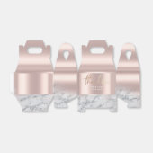 Ballotins Marbre rose or élégant rose chic Foil (Déplié)