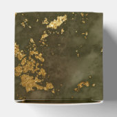 Ballotins Marbre Vert Olive Monogramme Or (Haut)