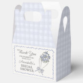 Ballotins Marché aux fleurs bleues Fête des mariées florale (Ouvrir)