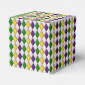 Ballotins Mardi Gras Arlequin motif 2 avec Couronne (Arrière)