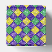 Ballotins Mardi Gras Harlequin Motif du carnaval de Diamond (Haut)