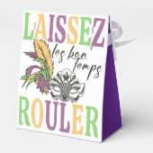 Ballotins Mardi Gras Tent Style Favor Boxes (Arrière)