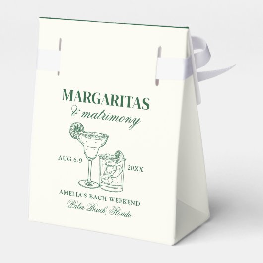 Ballotins Margaritas & Mariage Bachelorette Week-end (Arrière)