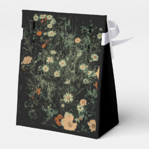 Ballotins marguerite blanche bohème fleur sauvage noir flora