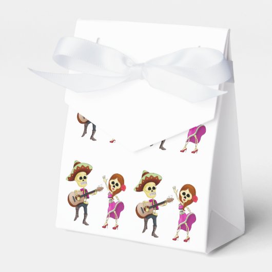 Ballotins Mariachi Dancing Couple Day of Dead (Verso)