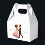 Ballotins mariage<br><div class="desc">Boîte de faveur de mariage dans le style des illustrations de dessin animé,  vous pouvez insérer votre propre ou même une photo. Les noms de la mariée et du marié ne sont que fictifs,  insérez les vôtres. Adaptable à différentes surfaces et un joli rappel pour le prochain mariage.</div>