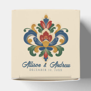 Ballotins Mariage à la Rosemaling norvégienne