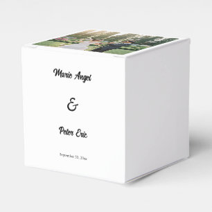 Ballotins Mariage à la typographie élégante et minimaliste a