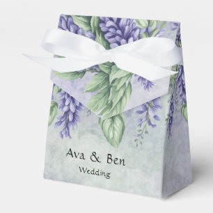 Ballotins Mariage à l'aquarelle lavande wisteria