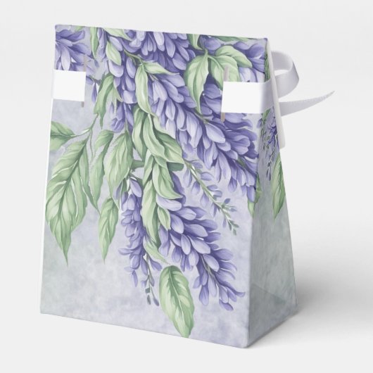 Ballotins Mariage à l'aquarelle lavande wisteria (Arrière)