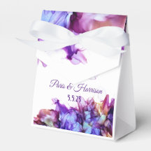 Mariage Abstrait Moderne Encre Alcoolique Purple H