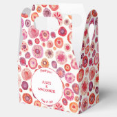 Ballotins Mariage Abstrait rose moderne (Ouvert)