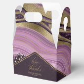 Ballotins Mariage Agate Abstrait Mauve V2 ID827 (Ouvert)