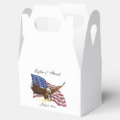 Ballotins Mariage américain du drapeau et de l'aigle (Ouvert)