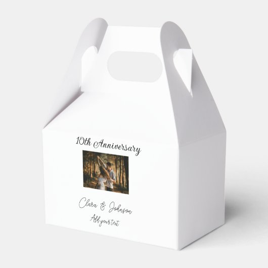 Ballotins Mariage Anniversaire ajouter nom année image texte (Verso)