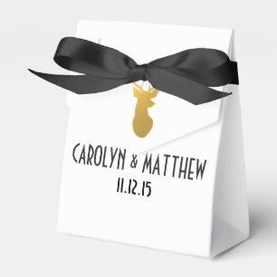 Ballotins Mariage Antler Gold Reindeer