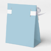 Ballotins Mariage arc-en-ciel bleu pâle en satin (Arrière)